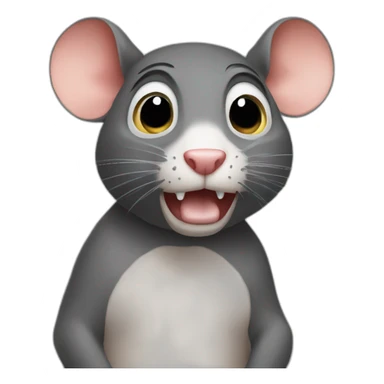 scolding censored rat emoji sticker