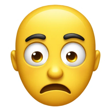 scared shaking sweating round yellow emoji sticker