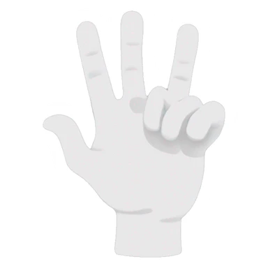 JJK domain expansion Gojo hand sign four fingers one thumb sticker