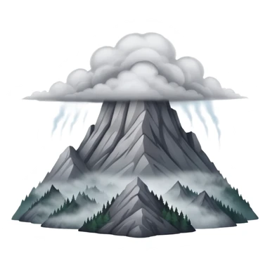 Like a  really foggy oregon mountain  sticker