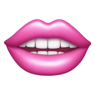 pink lipgloss sticker