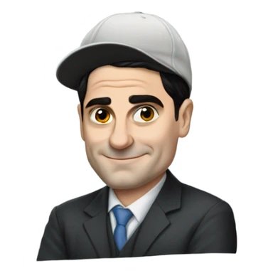 Ben Shapiro with a kippa on his head sticker