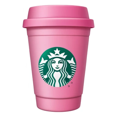 Vaso de starbucks rosa sticker
