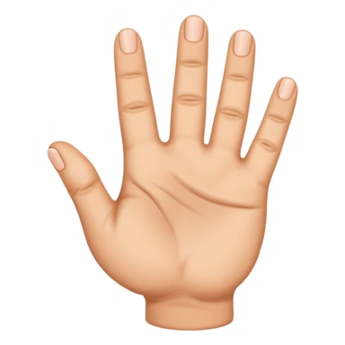 Kepalan tangan dengan 4 jari menutupi jempol  sticker