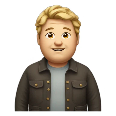 Chubby Dutch man sticker