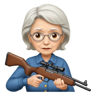 granny loading sticker
