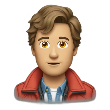 Marty McFly  sticker