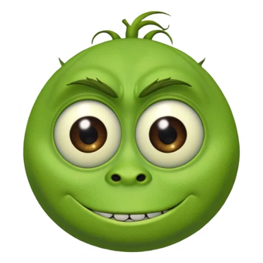 Mike Wazowski (one eye) from the Monsters Inc. movie sticker