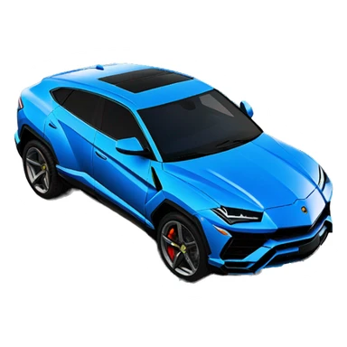 Lamborghini Urus Blue color sticker