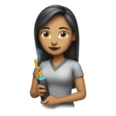 Computer science student woman, lighter skin   sticker