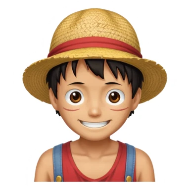 Luffy with scar sticker