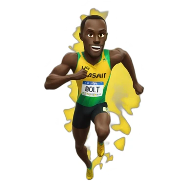 Usain bolt sticker