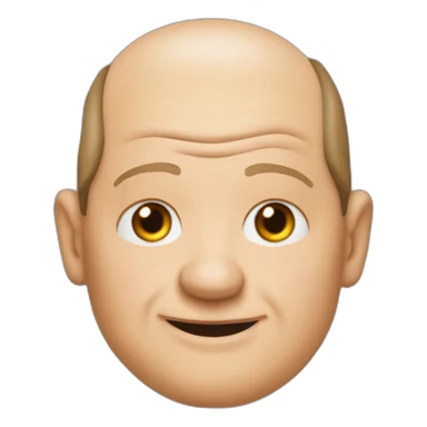 Olaf Scholz als joda sticker