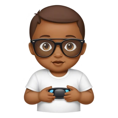 Baby with raybans sticker