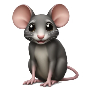 Un ratón enojado  sticker