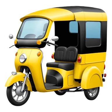 generate an ios genmoji of an indian auto sticker