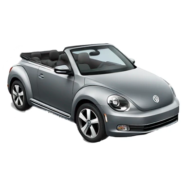 Grey 2013 VW Beetle Convertible  sticker