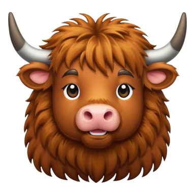 highland cow  sticker
