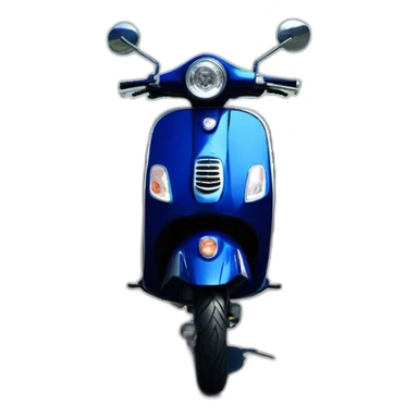 Beautiful and cutie Vespa Lx Midnight Blue  sticker
