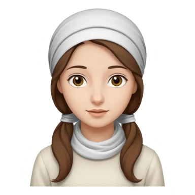 young modest jewish girl sticker