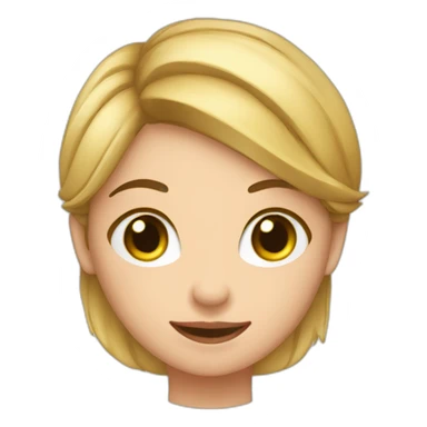 fille qui fait un cœur avec la lettre S sticker