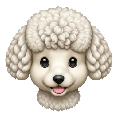 Perro poddle sticker