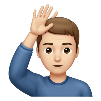 Slapping Hand on forhead sticker