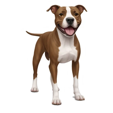 Walk with staffordshire Bull terrier sticker