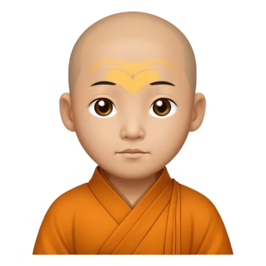 Chinese monk  sticker