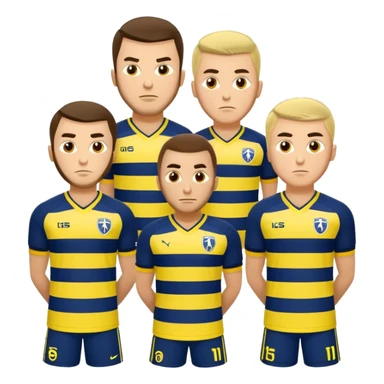 its a football team named fenerbahçe sticker
