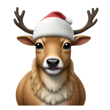 Tony Tony Chopper one piece blue nose reindeer  sticker