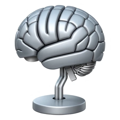 cerebro con interrogación sticker