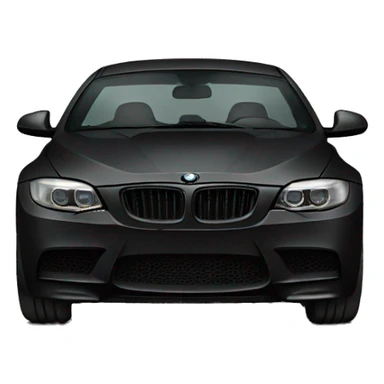 black bmw sticker