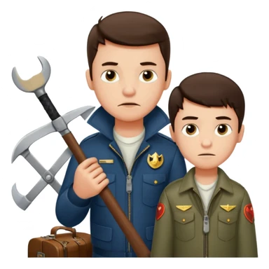 13 y/o Brian robeson at the beginning of Hatchet
struggling with his parents' recent divorce and harboring . He is angry, self-pitying
He is carrying a hatchet
He is in a single-engine plane with a pilot who soon suffers a heart attack, leaving Brian to navigate the crash and his new, harsh reality. sticker