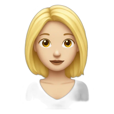 Blonde-girl-dreaming sticker