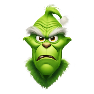 Grinch with a dig sticker