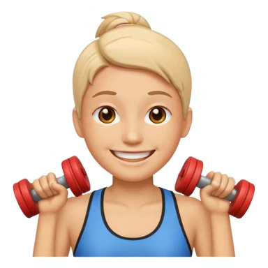 Exercício emoji aesthetic sticker