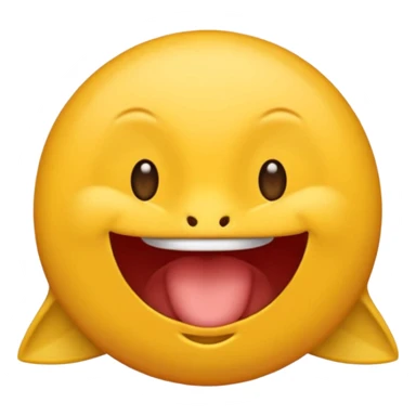 Emoji Sigma con mewing,una mandíbula muy marcada y con una ceja levantada y la otra abajo sticker