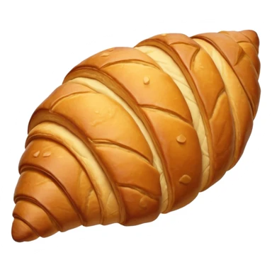 Beige Cozy Croissant autumn sticker