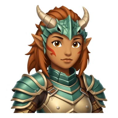Warcraft-Dragonborn -female sticker