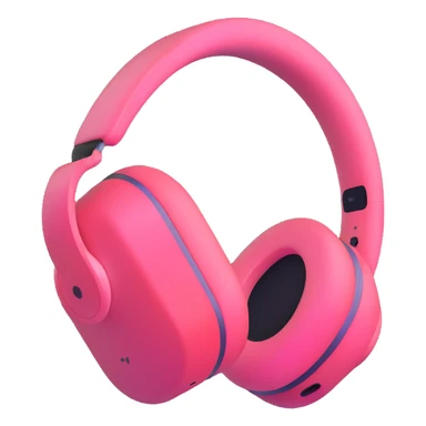pink Apple AirPods Max headphones sticker