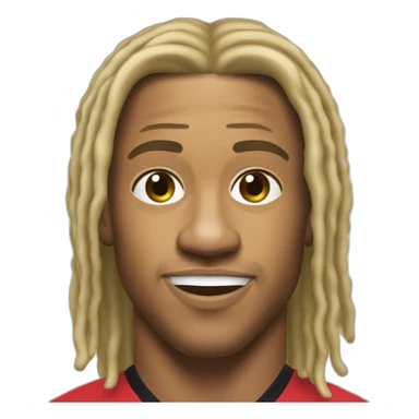 ronaldinho realistic football player sticker