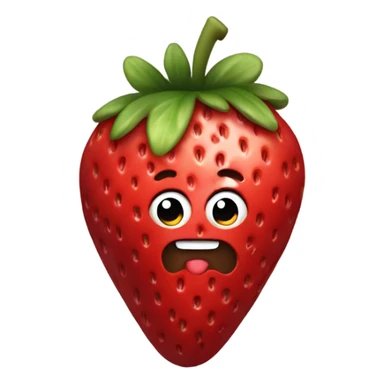 Chocolate covered strawberry  sticker