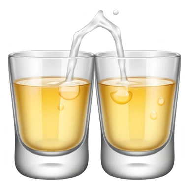 Two Baijiu cups are toasting sticker