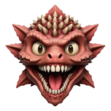 Stranger things demogorgon head sticker