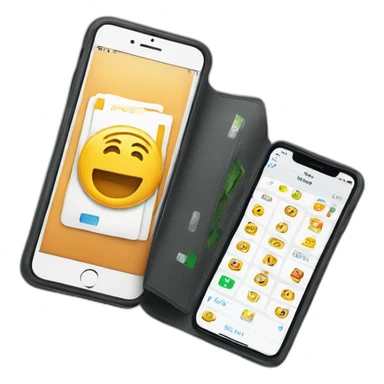 iphone with a banking app inside sticker