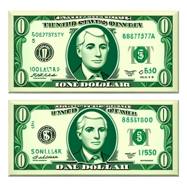 dollar sticker