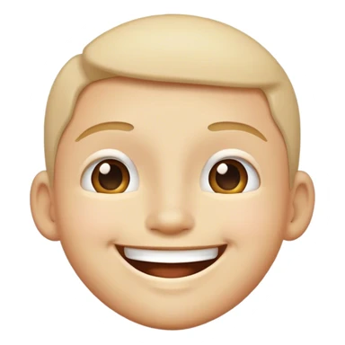 Super happy face with cheers of joy sticker