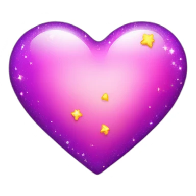 pink-and-purple-heart-with-yellow-sparkles sticker