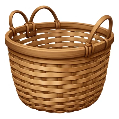 Rattan basket  sticker